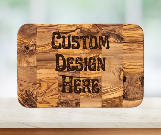Olivewood Mosaic Cutting Board