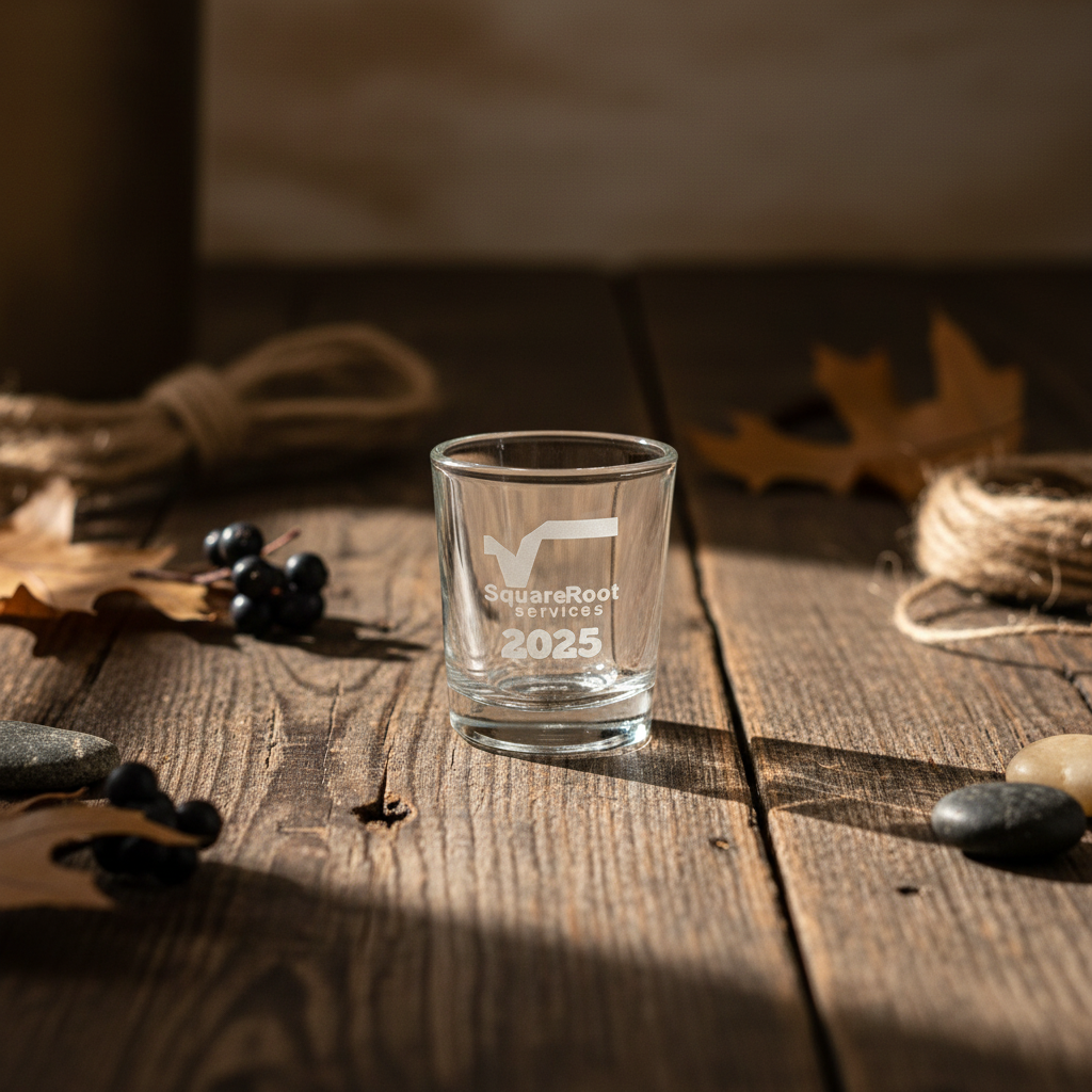 Personalized Shot Glass - Rustic 2