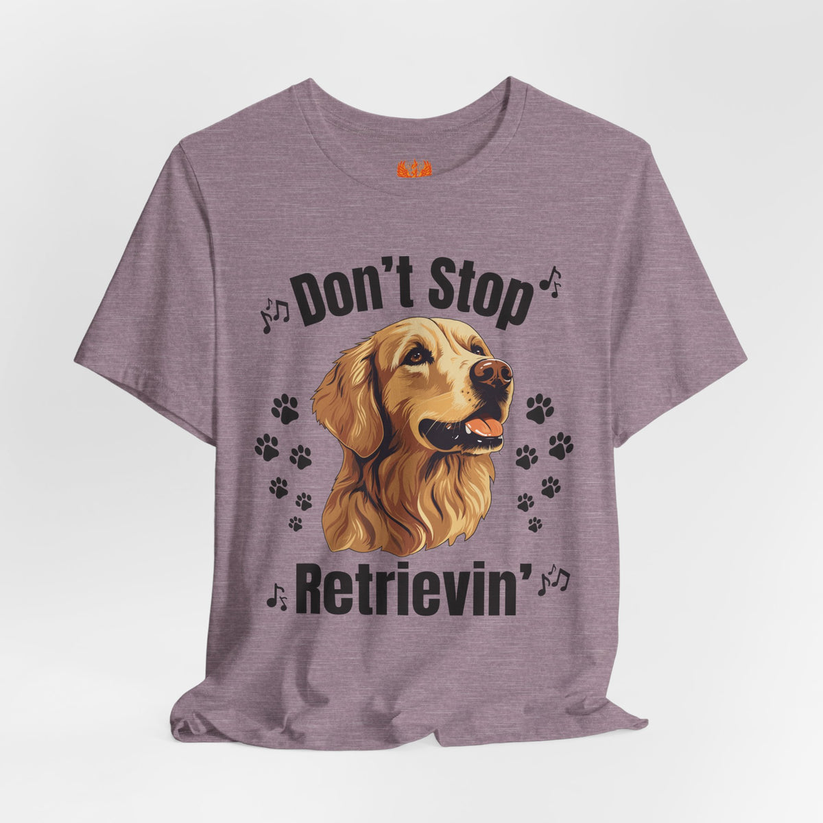 “Don’t Stop Retrievin’” Golden Retriever T-Shirt – Funny Dog Lover Tee