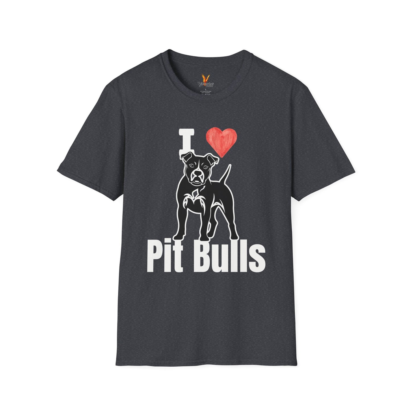 “I ❤️ Pit Bulls” T-Shirt – Pit Bull Advocate & Dog Lover Tee