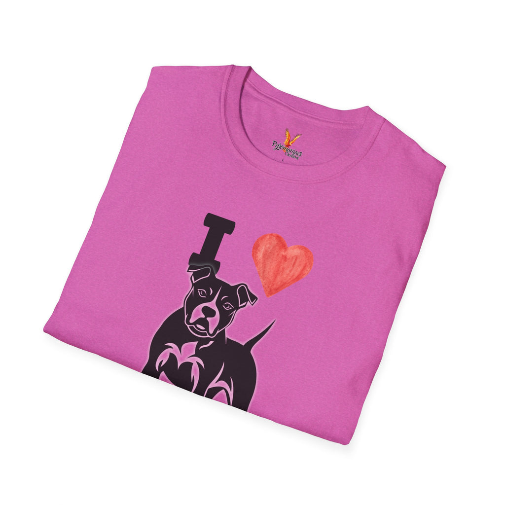 “I ❤️ Pit Bulls” T-Shirt – Pit Bull Advocate & Dog Lover Tee
