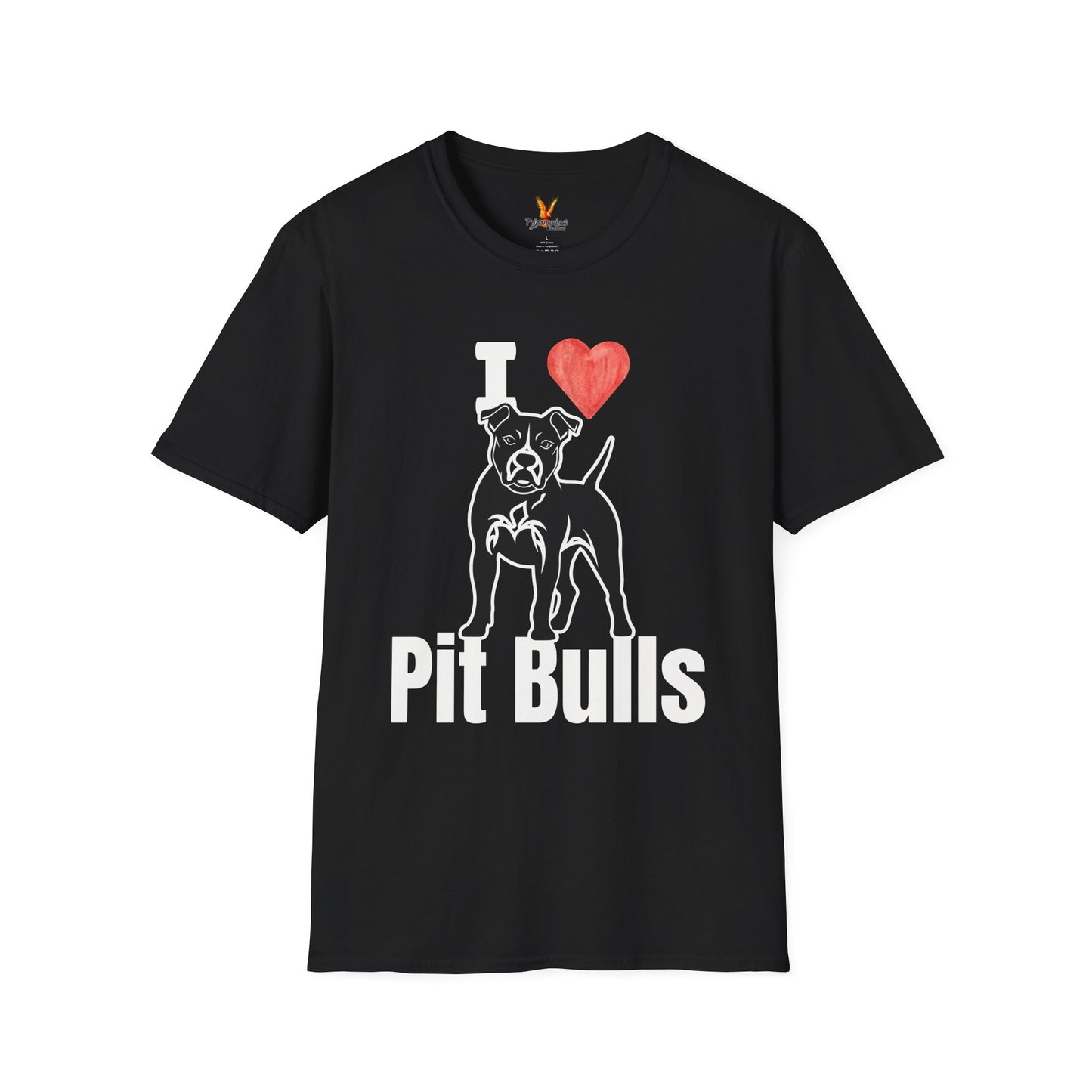 “I ❤️ Pit Bulls” T-Shirt – Pit Bull Advocate & Dog Lover Tee