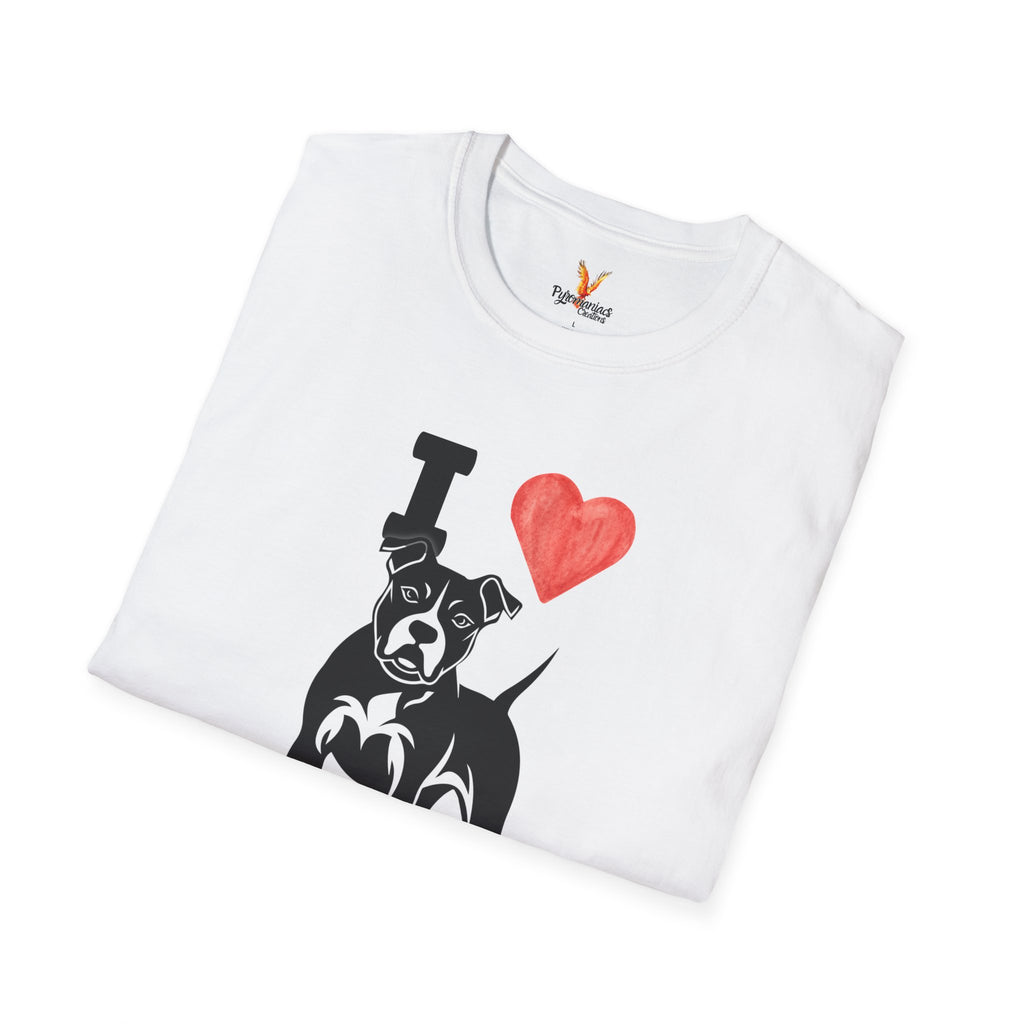 “I ❤️ Pit Bulls” T-Shirt – Pit Bull Advocate & Dog Lover Tee