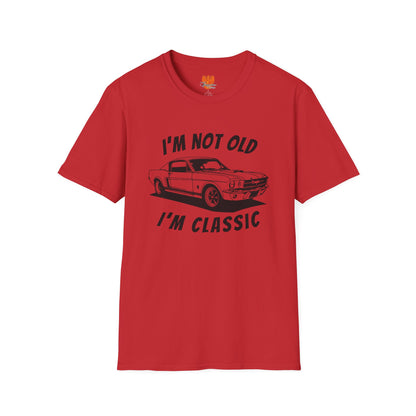 “I’m Not Old, I’m Classic” Vintage Car T-Shirt