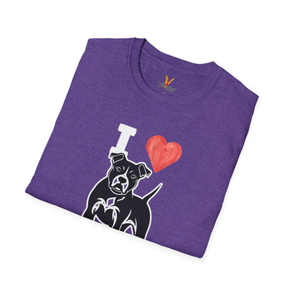 “I ❤️ Pit Bulls” T-Shirt – Pit Bull Advocate & Dog Lover Tee