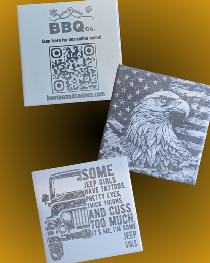 Custom Engraved Ceramic Tile