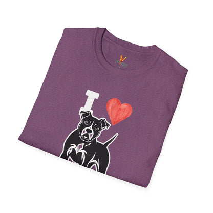 “I ❤️ Pit Bulls” T-Shirt – Pit Bull Advocate & Dog Lover Tee