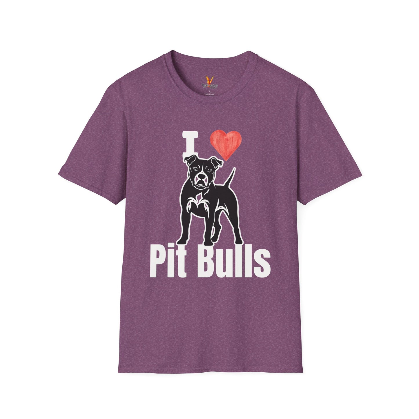 “I ❤️ Pit Bulls” T-Shirt – Pit Bull Advocate & Dog Lover Tee