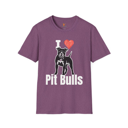 “I ❤️ Pit Bulls” T-Shirt – Pit Bull Advocate & Dog Lover Tee