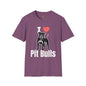 “I ❤️ Pit Bulls” T-Shirt – Pit Bull Advocate & Dog Lover Tee