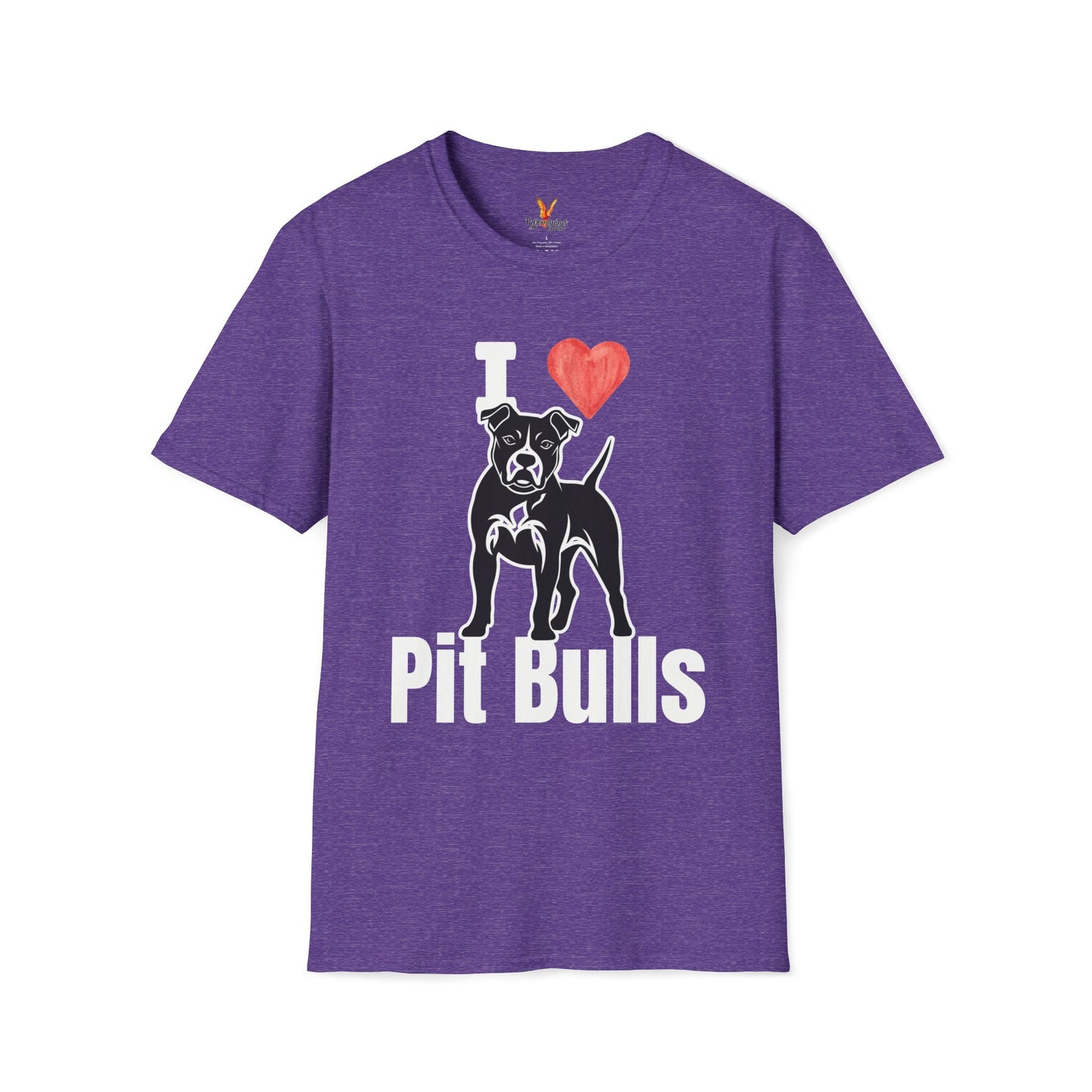 “I ❤️ Pit Bulls” T-Shirt – Pit Bull Advocate & Dog Lover Tee