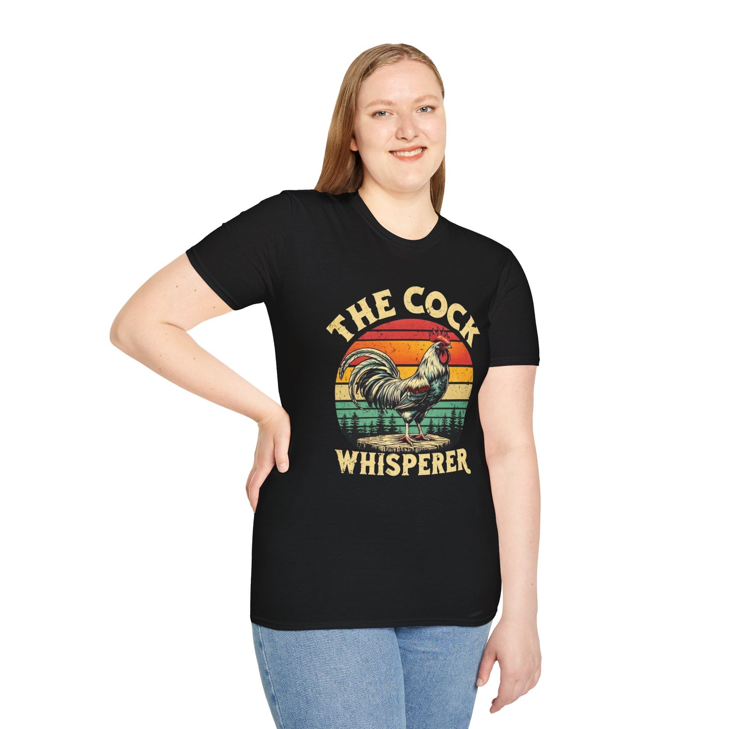 “The Cock Whisperer” T-Shirt – Funny Rooster & Farm Life Graphic Tee