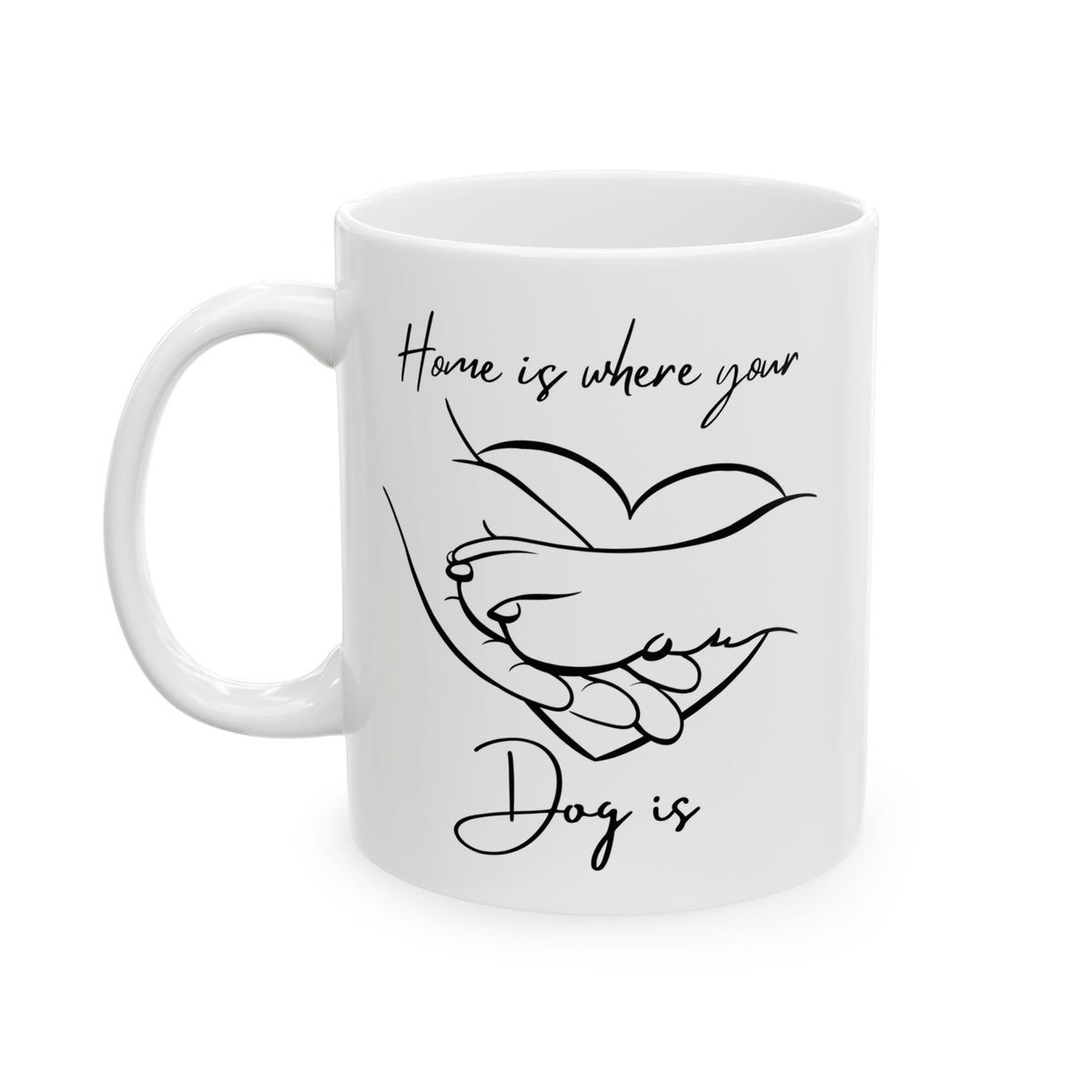 Home is Where Your Dog Is Coffee Mug | 11 oz & 15 oz