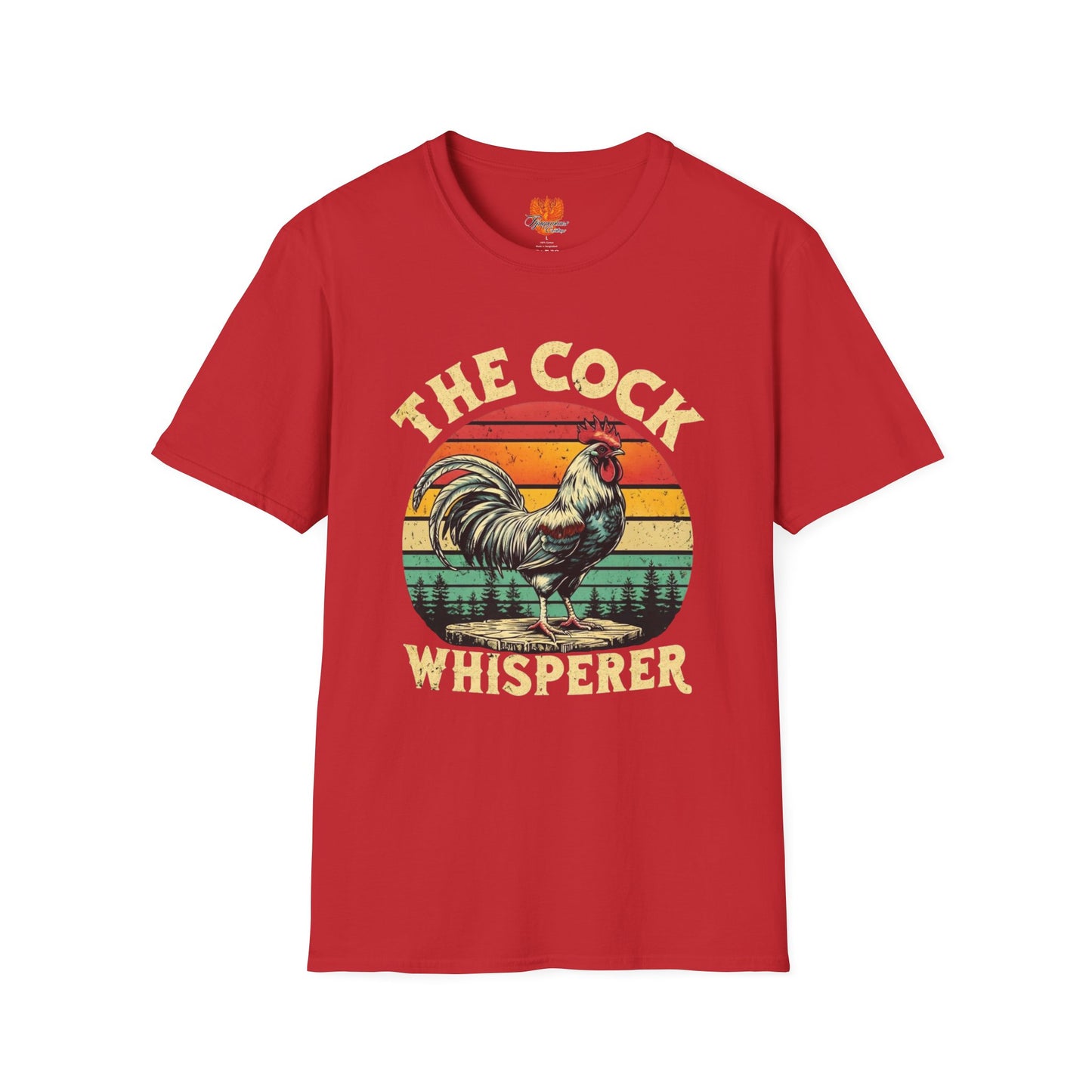 “The Cock Whisperer” T-Shirt – Funny Rooster & Farm Life Graphic Tee