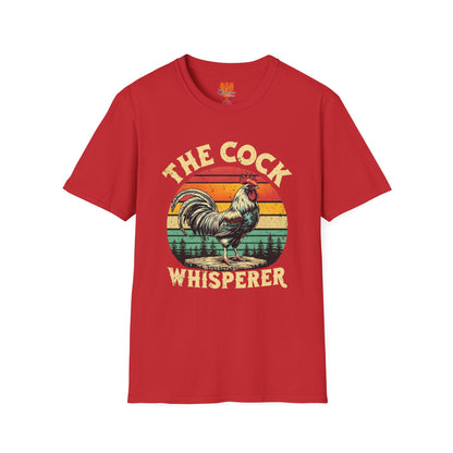 “The Cock Whisperer” T-Shirt – Funny Rooster & Farm Life Graphic Tee