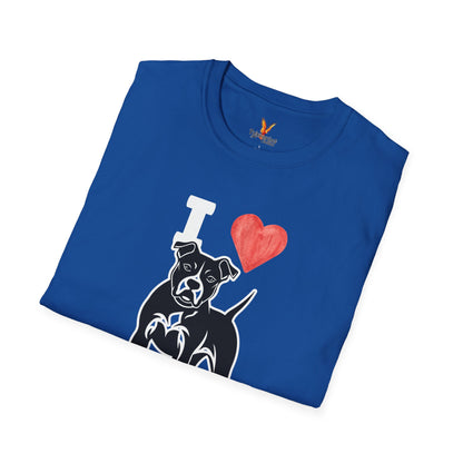 “I ❤️ Pit Bulls” T-Shirt – Pit Bull Advocate & Dog Lover Tee