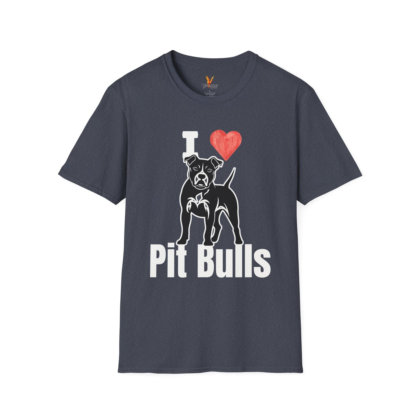 “I ❤️ Pit Bulls” T-Shirt – Pit Bull Advocate & Dog Lover Tee