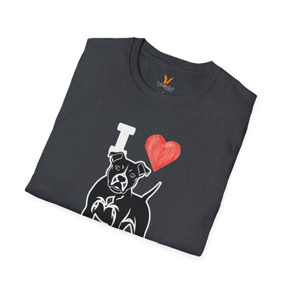 “I ❤️ Pit Bulls” T-Shirt – Pit Bull Advocate & Dog Lover Tee