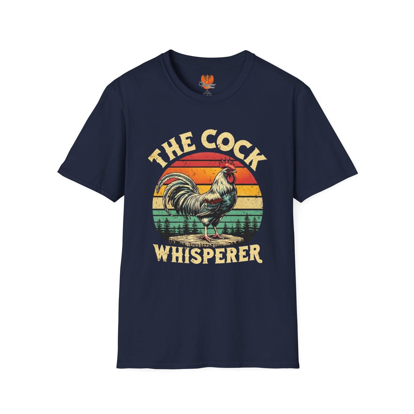 “The Cock Whisperer” T-Shirt – Funny Rooster & Farm Life Graphic Tee