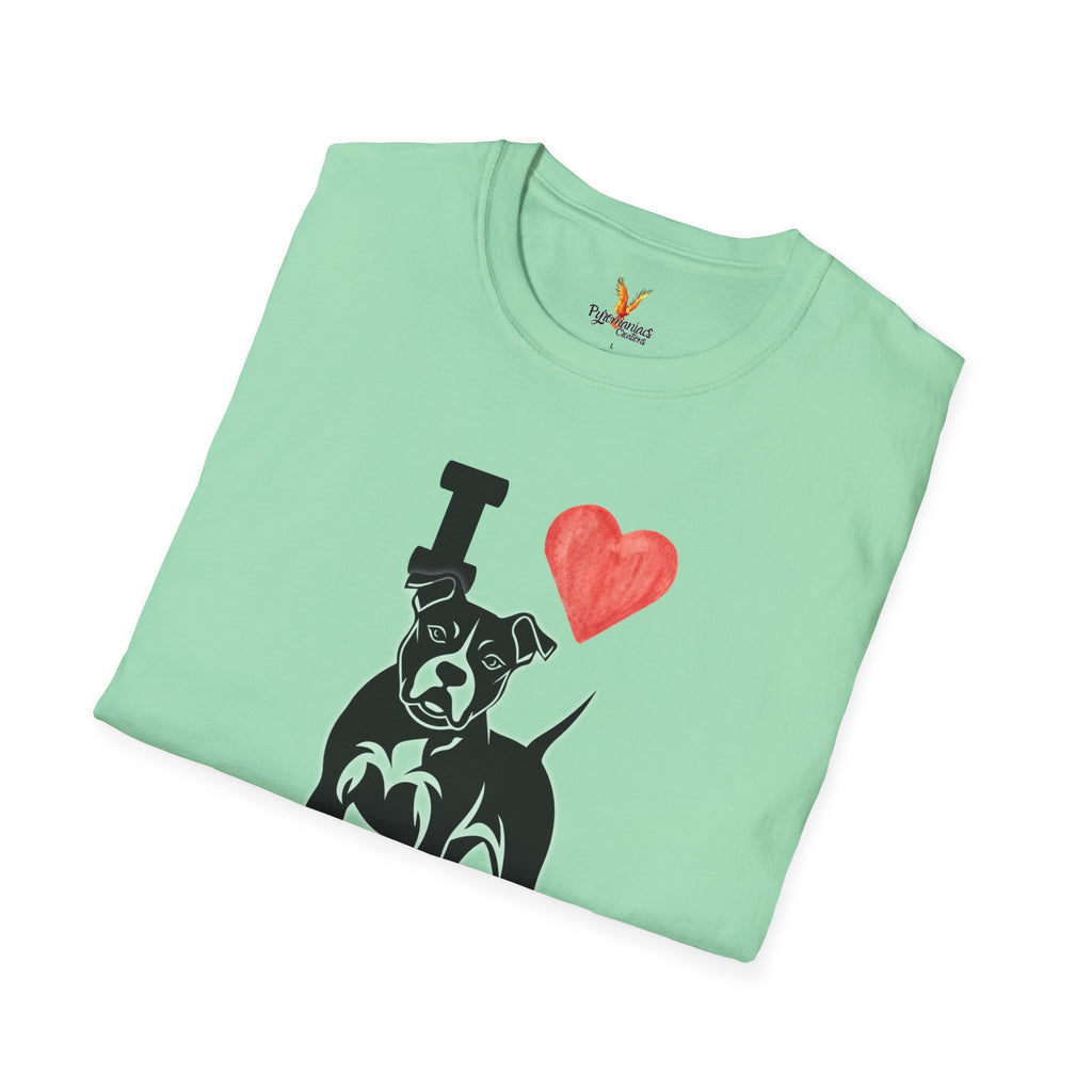 “I ❤️ Pit Bulls” T-Shirt – Pit Bull Advocate & Dog Lover Tee