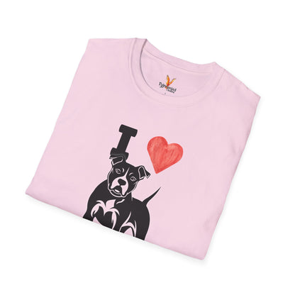 “I ❤️ Pit Bulls” T-Shirt – Pit Bull Advocate & Dog Lover Tee