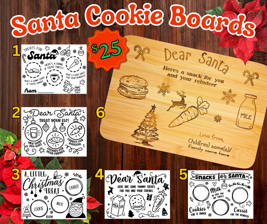 Santa Cookie Tray