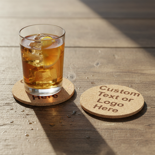Cork Coasters - Rustic