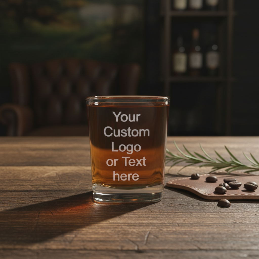 Personalized Shot Glass - Rustic 1