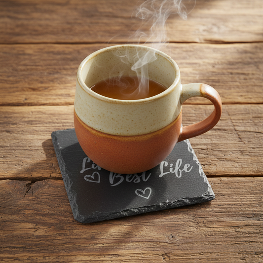 Slate Coaster - Rustic 1