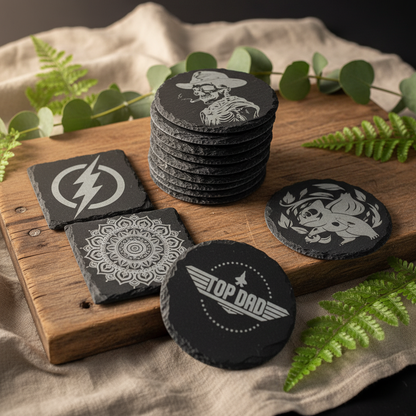 Slate Coaster - Rustic 2