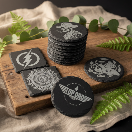 Slate Coaster - Rustic 2